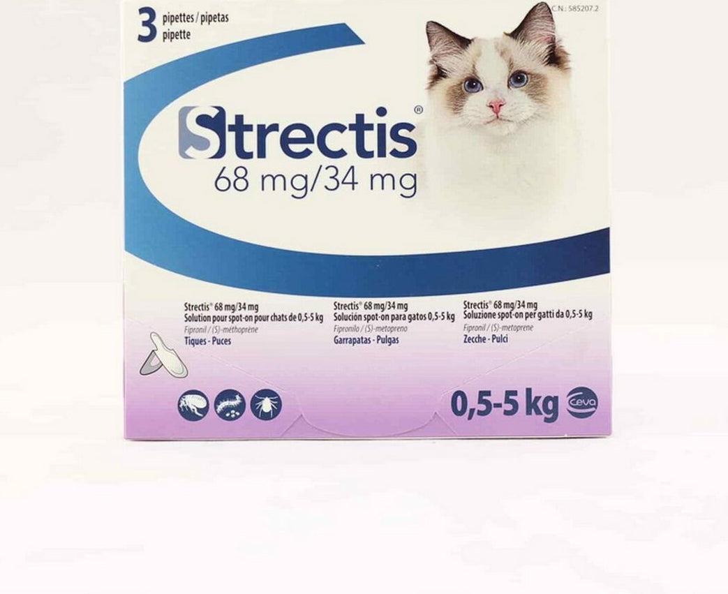 Antiparasitario Strectis en pipeta (3 u)