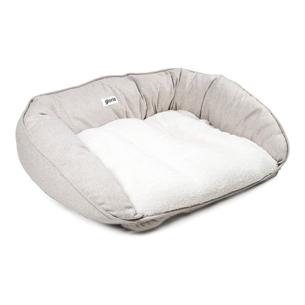 Dog Sofa Gloria MANDI Beige Polyester (80 x 66 x 25 cm)