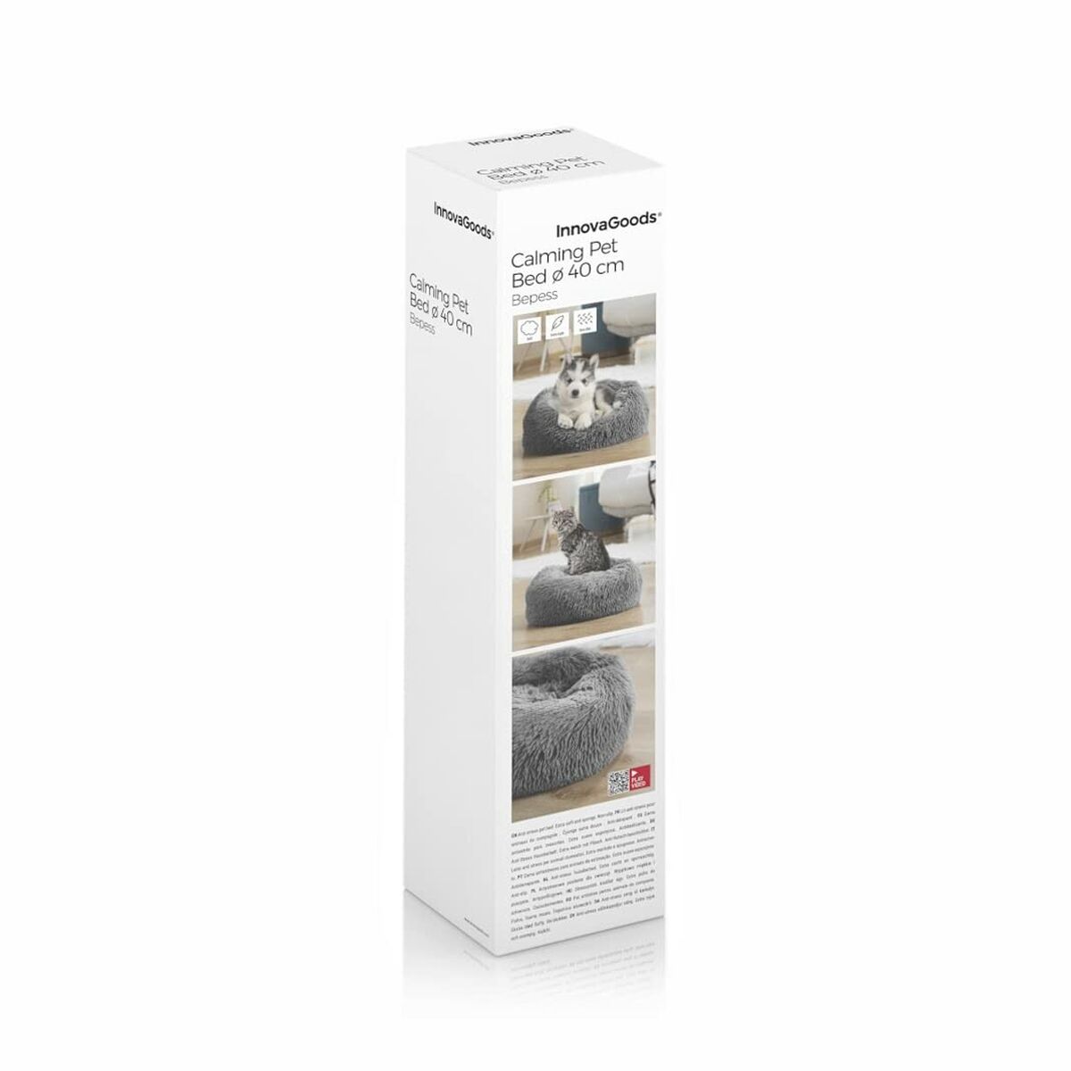 Cama anti-estrés para mascotas InnovaGoods (60 cm)
