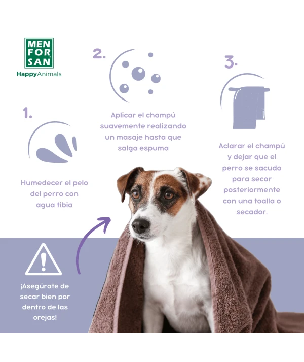 Champú para pelo blanco Menforsan 300ml
